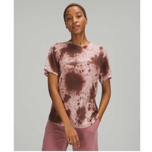 Lululemon All Yours Tee Shirt Pink Red